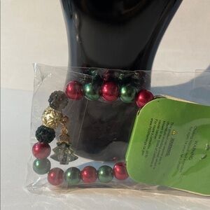 Elegant Holiday Charm Bracelet